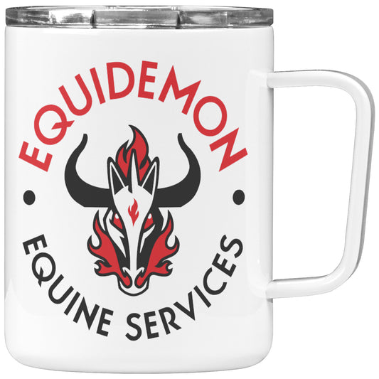 Equidemon 10oz Insulated Coffee Mug With Lid
