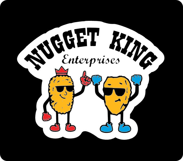 Nugget King Die Cut Sticker