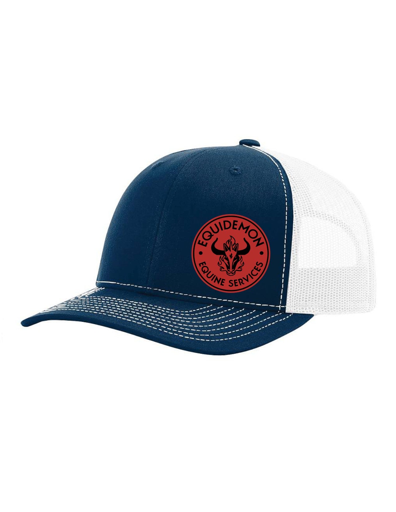 Equidemon Leather Patch Richardson 112 Trucker Hat