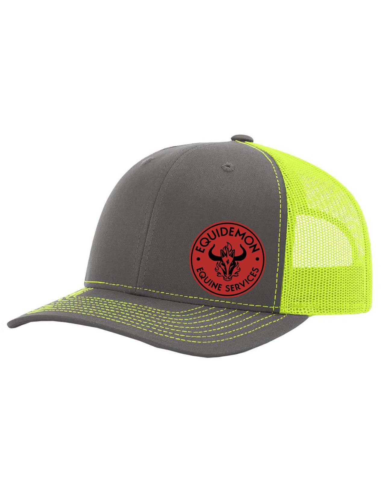 Equidemon Leather Patch Richardson 112 Trucker Hat